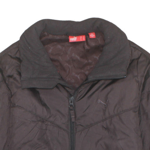 Puma Women's Brown Size 10 Lightweight Full Zip Active Jacket