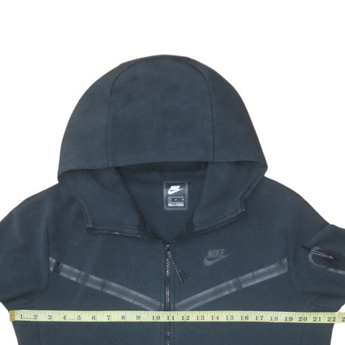 Nike Men's Black Full Zip Fleece Hoodie Size M