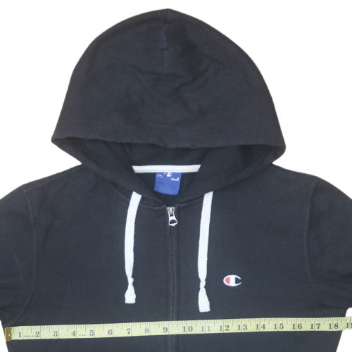 Champion Men's Black Full Zip Hoodie Size M Regular Fit