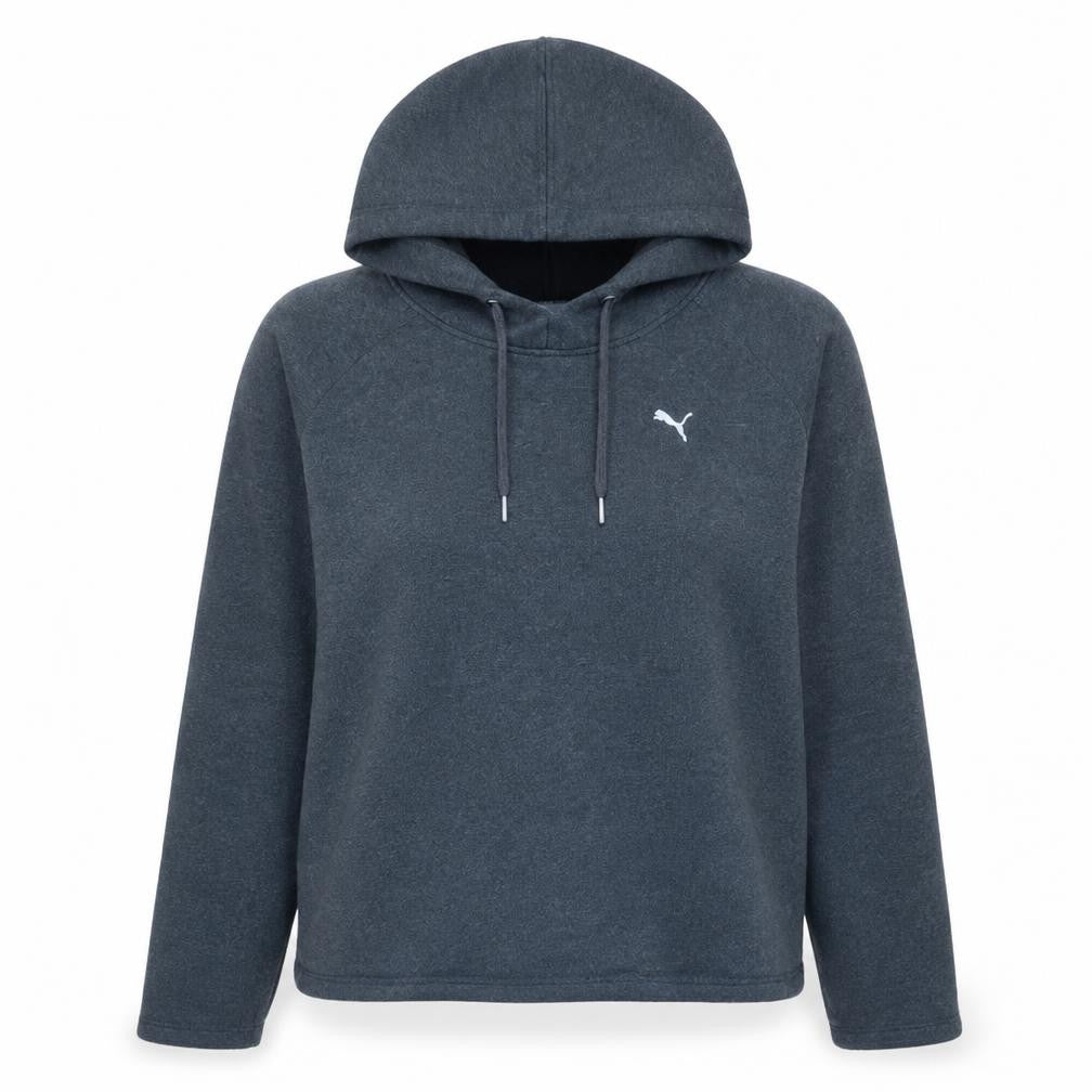 Puma Womens Black Size 14 Pullover Hoodie Sweatshirt Lined Hooded