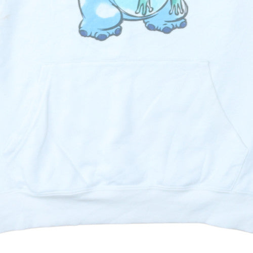 Primark Disney Stitch White Hoodie Women S Pullover Graphic Print