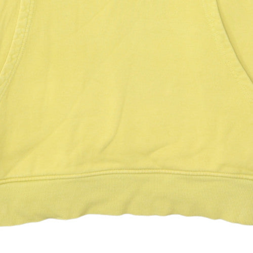 The North Face Men's Yellow Pullover Hoodie Size L Outdoor Fleece