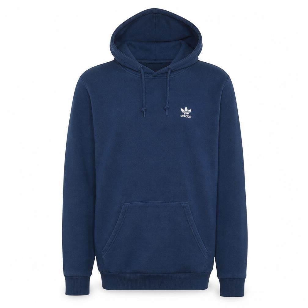 Adidas Men's Navy Blue Pullover Hoodie XS Cotton Blend