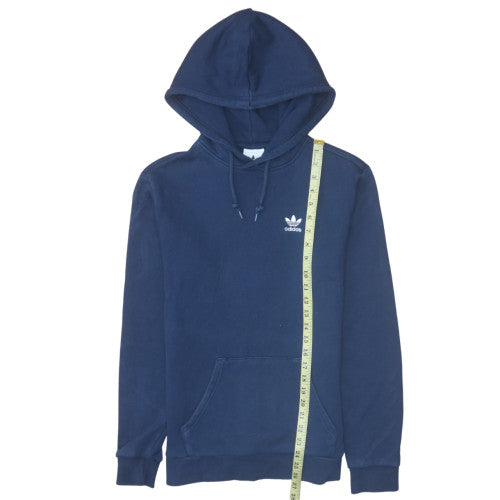 Adidas Men's Navy Blue Pullover Hoodie XS Cotton Blend