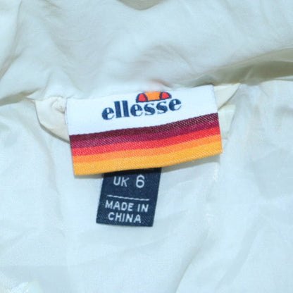 Additional view of Ellesse women’s white uk 6 puffer windbreaker jacket polyester lined