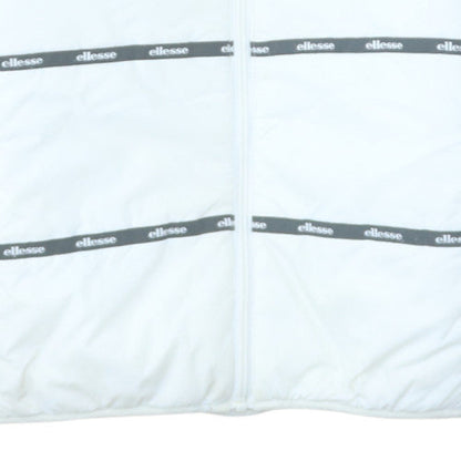 Additional view of Ellesse women’s white uk 6 puffer windbreaker jacket polyester lined