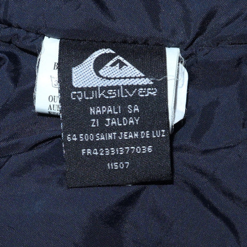 Quiksilver Boys Yellow Hooded Winter Parka Coat Size 12 Years