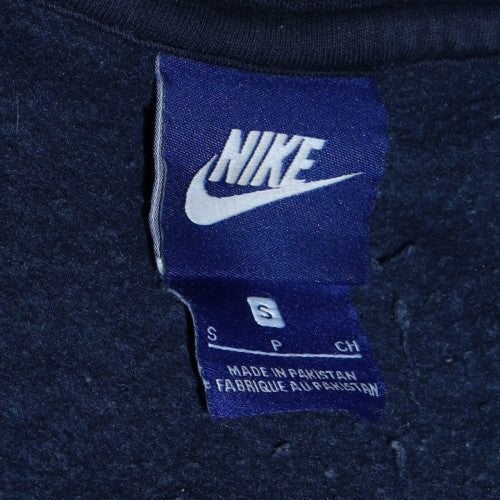 Nike Men's Blue Small Pullover Crew Neck Fleece Sweatshirt