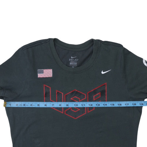 Nike Men's Black USA Dri-Fit Graphic T-Shirt Size L