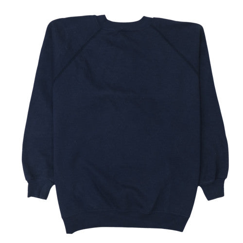 Jerzees Men's Navy Solid Gold 1996 Graphic Sweatshirt Size L