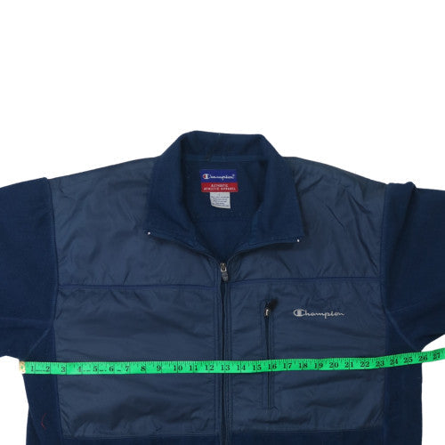Champion Men's Blue L Fleece Lined Full Zip Basic Jacket