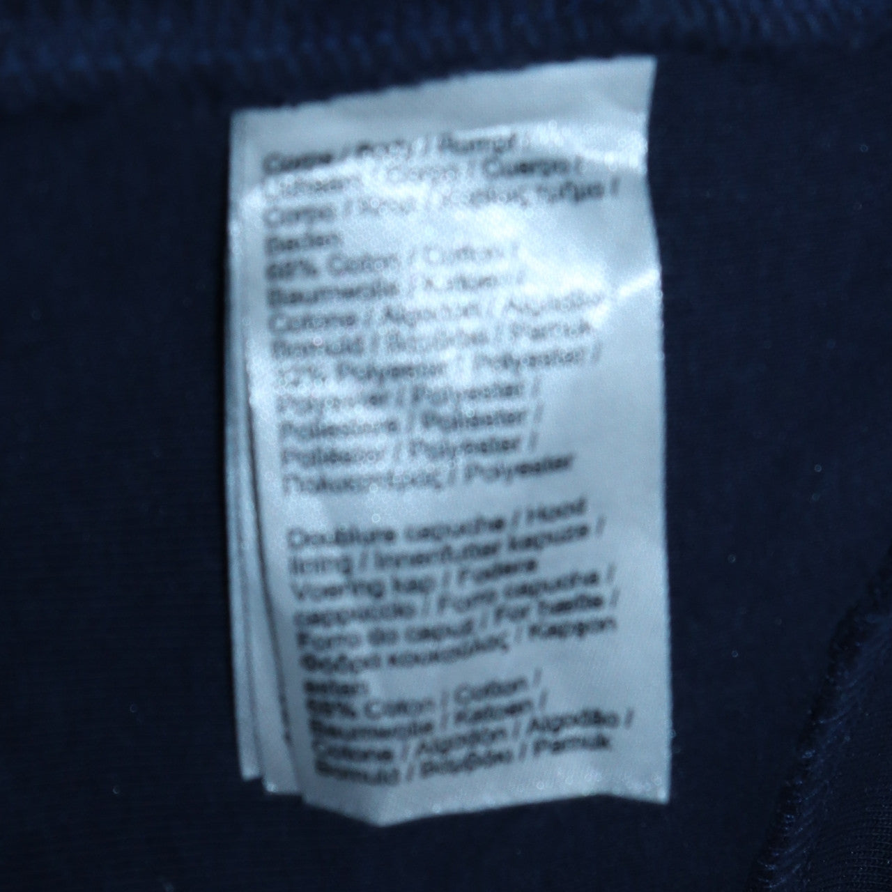 Lacoste Men's Blue 1/4 Zip Hooded Sweatshirt M Pullover Fleece