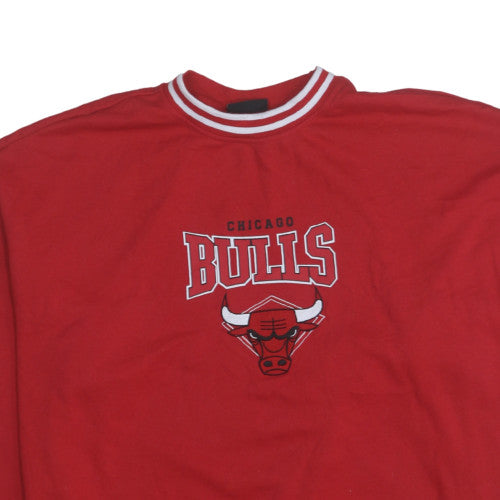 NBA Chicago Bulls Red Crew Neck Sweatshirt Women XL