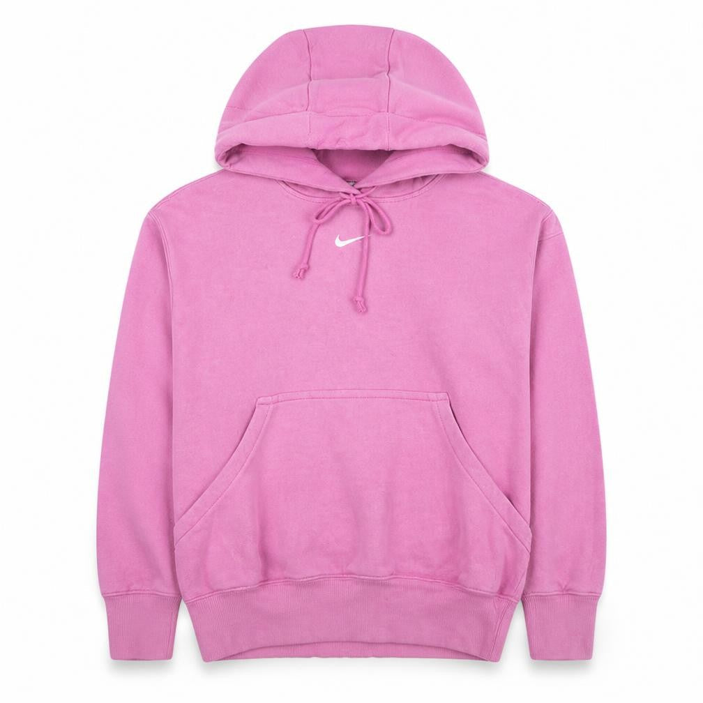 Nike Women Pink Pullover Hoodie Medium Hooded Sweatshirt