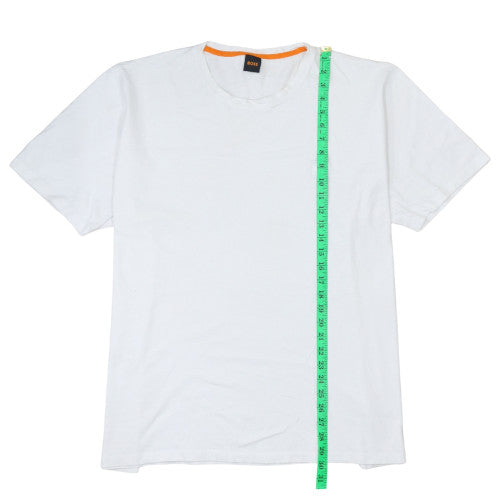 Hugo Boss Men's White Crew Neck Classic Cotton T-Shirt Size XL