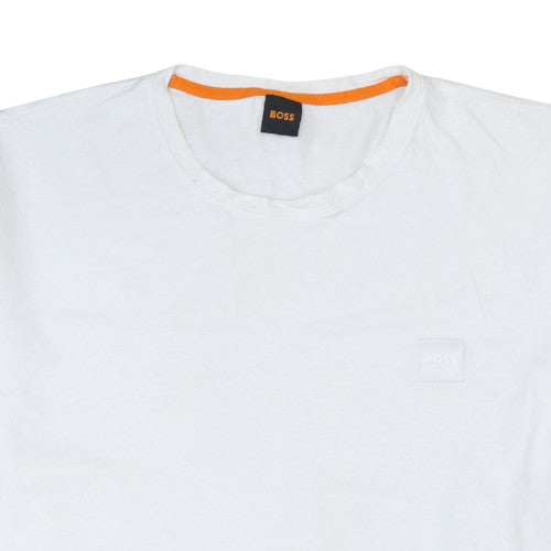 Hugo Boss Men's White Crew Neck Classic Cotton T-Shirt Size XL