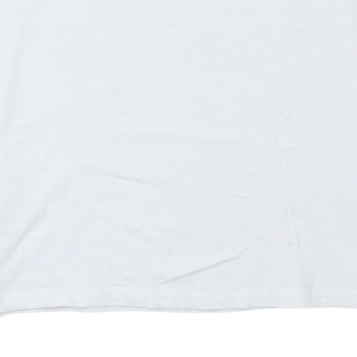Hugo Boss Men's White Crew Neck Classic Cotton T-Shirt Size XL