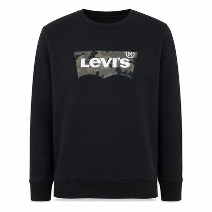 Levi's Men's Black Logo Pullover Sweatshirt Size S