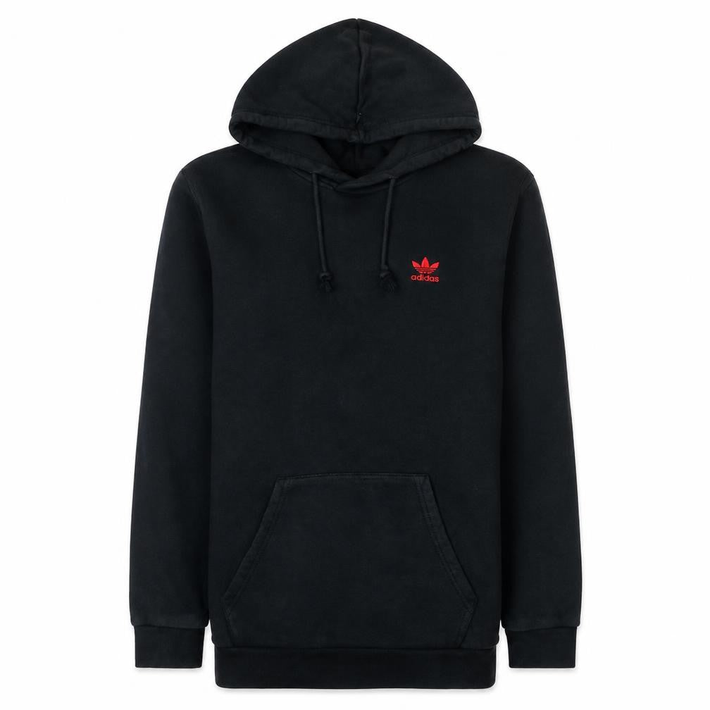 Adidas Men's Black Pullover Hoodie Small Regular Fit Logo Sportswear