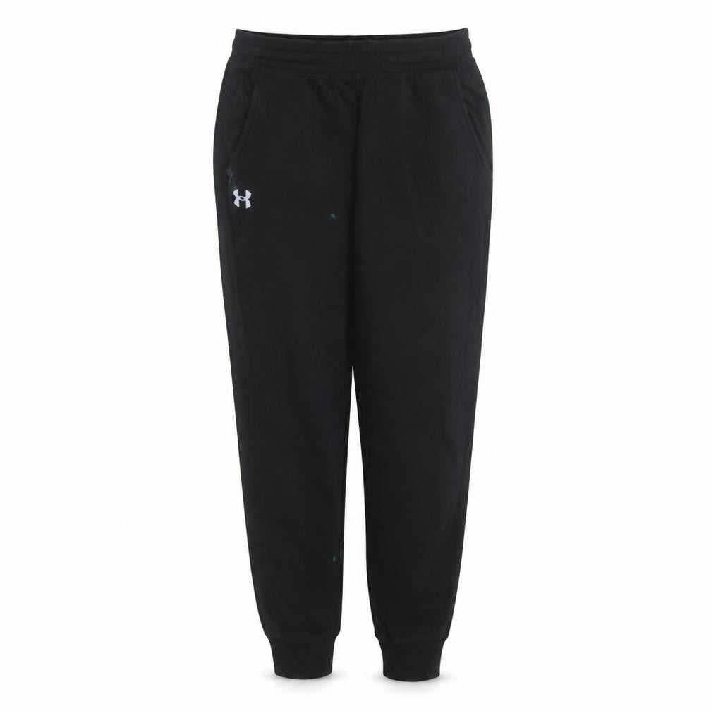 Under Armour Men Black M Jogger Sweatpants Cotton Blend