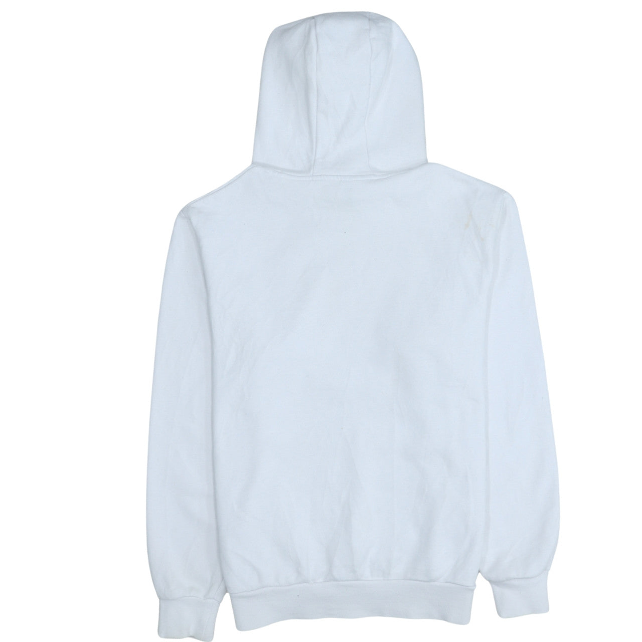 Ellesse Women's White Pullover Hoodie UK 14 Cotton Blend Logo Sweatshirt