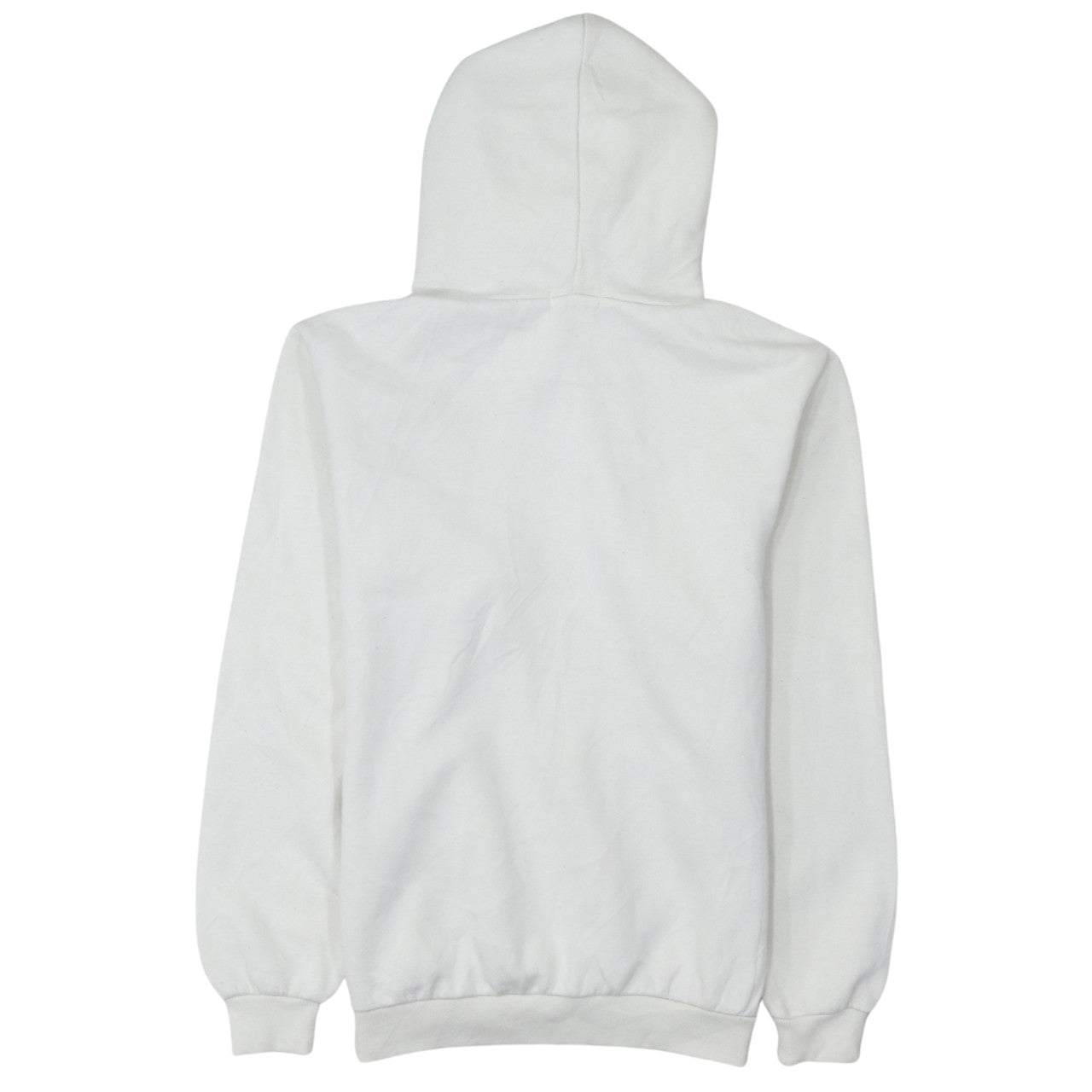 PrettyLittleThing Womens White Hoodie Small Pullover Cotton Blend