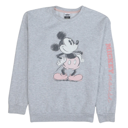Disney Mickey Mouse Grey Sweatshirt by George Teens 13-14 Years