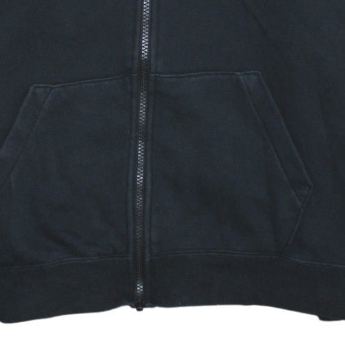 Nike Men's Black Full Zip Hoodie Size M Regular Fit Fleece