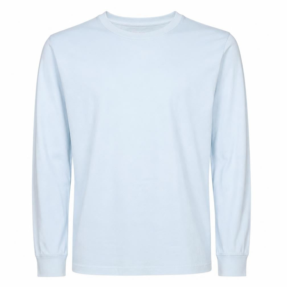 Calvin Klein Men's White Cotton Crew Neck Pullover Sweatshirt S