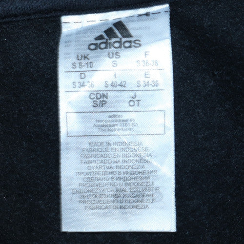 Adidas Women's Black Long Sleeve Crew Neck Pullover Sweatshirt S
