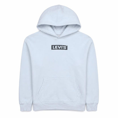 Levi's Men's White Relaxed Fit Logo Pullover Hoodie Size S
