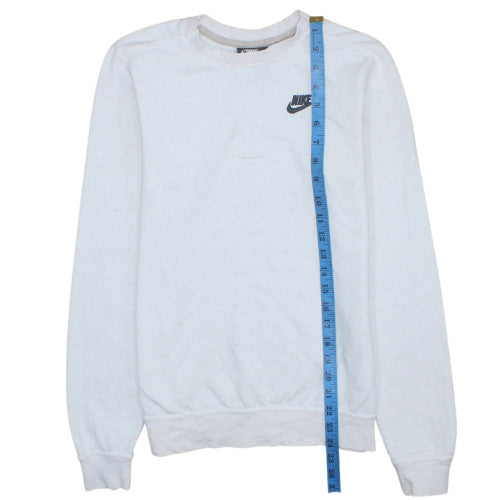 Nike Men's White XS Pullover Crew Neck Sweatshirt