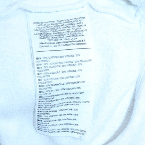 Nike Men's White XS Pullover Crew Neck Sweatshirt