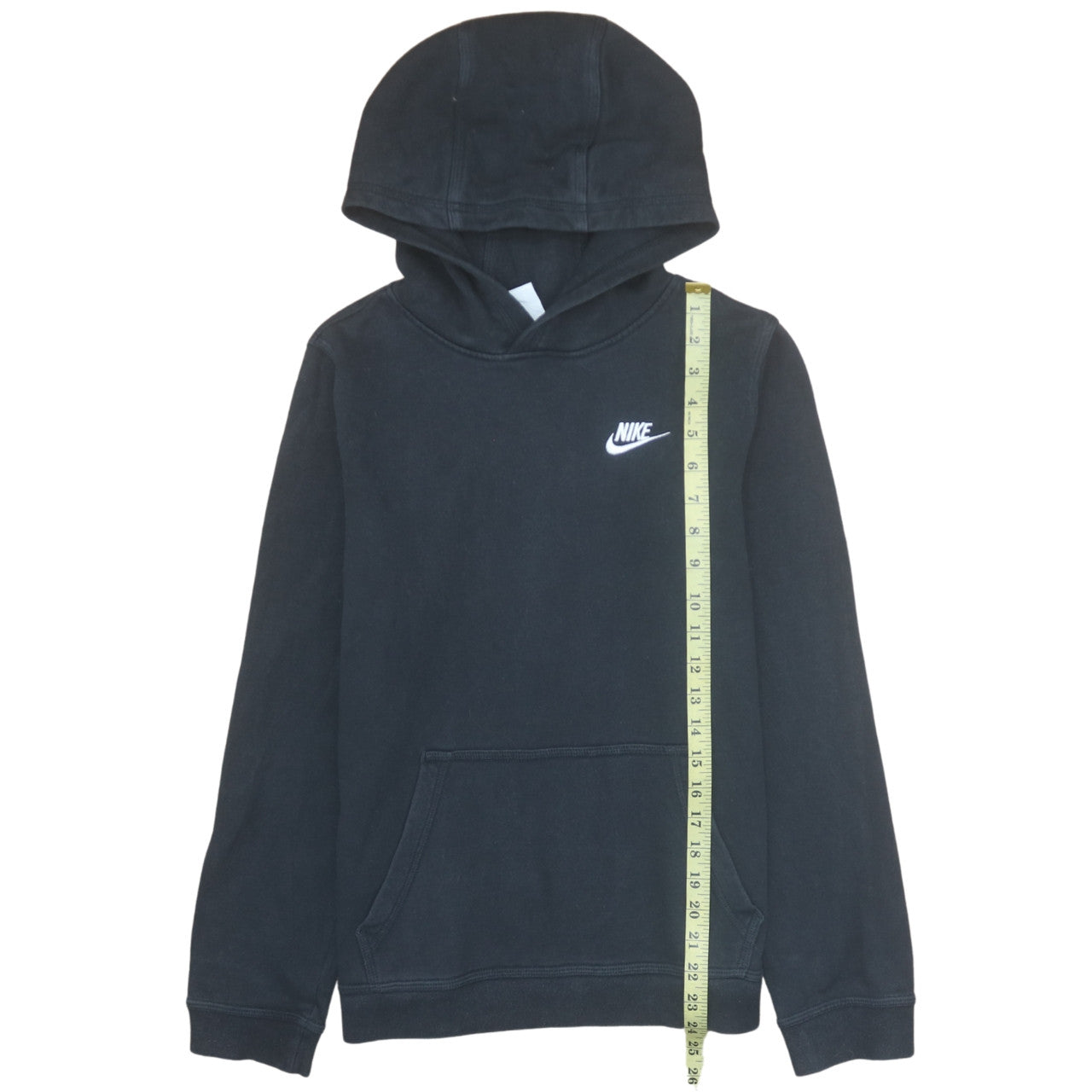 Nike Teens Black Pullover Hoodie XL Fleece Logo Sportswear
