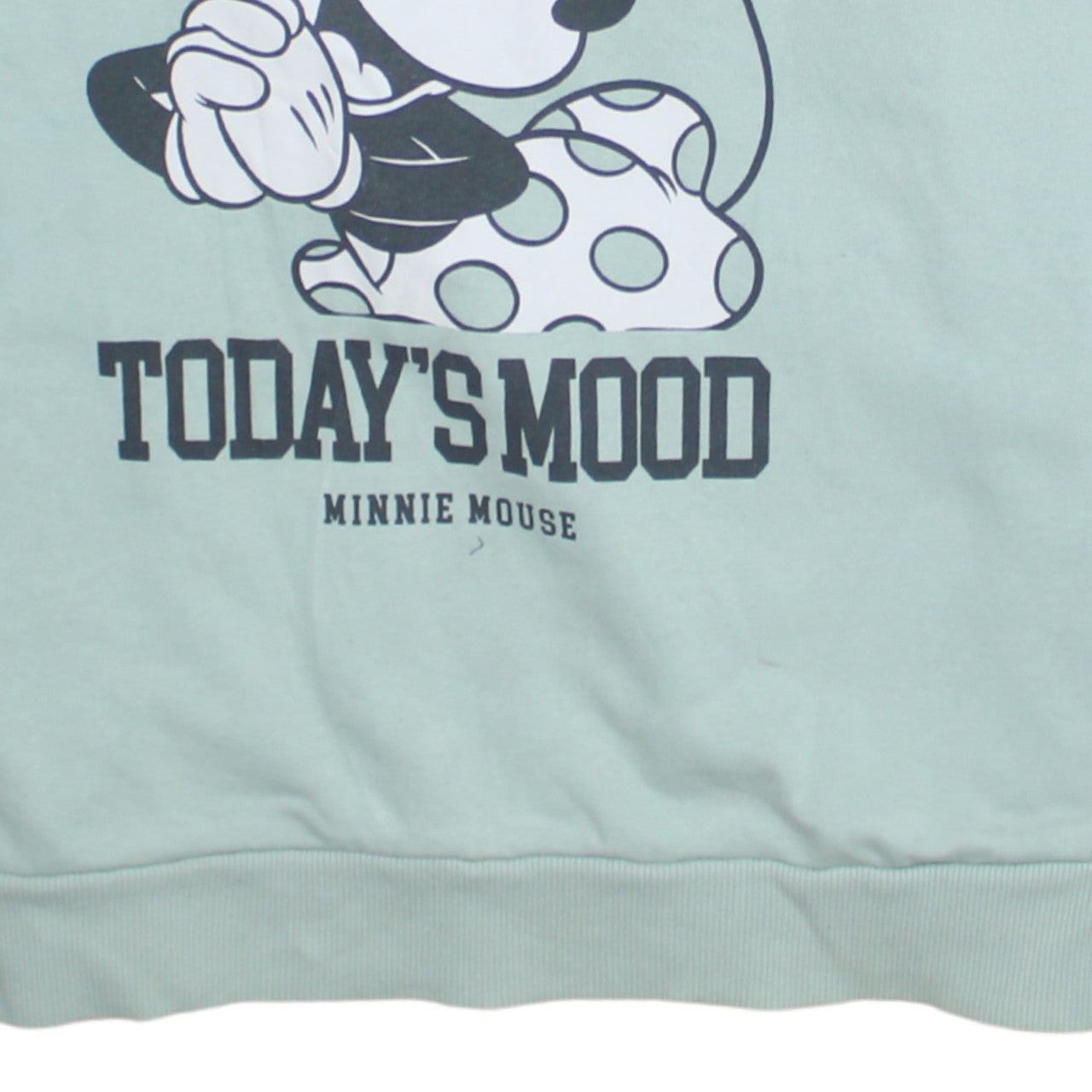 George Women Green Minnie Mouse Graphic Pullover Sweatshirt Size 16-18
