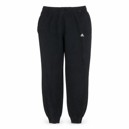 adidas Womens Black M Tapered Fleece Sweatpants