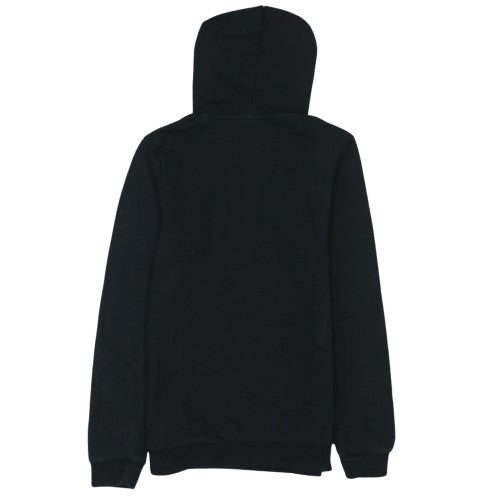 Puma Boys Black Pullover Hoodie 15-16 Years Logo Fleece Casual Sweatshirt