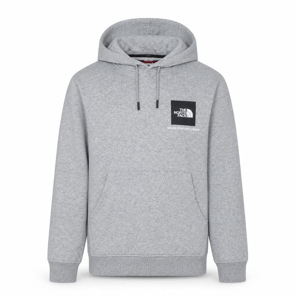 The North Face Men's Grey Pullover Hoodie Size S Fleece Outdoor
