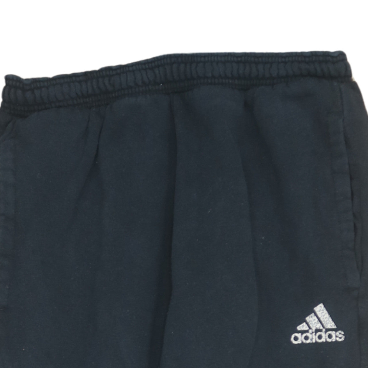 Adidas Men's Black L Jogger Sweatpants Tapered Fleece Trousers