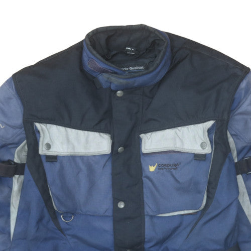 Proof Men's Blue Motorcycle Jacket L Waterproof Windproof Polyamide