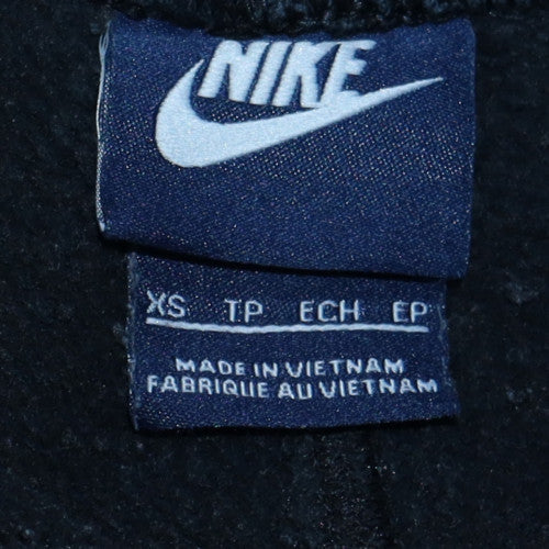 Nike Womens Black XS Jogger Sweatpants 80% Cotton 20% Polyester