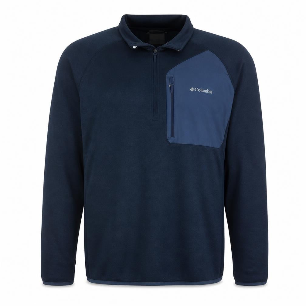 Columbia Men’s Blue XL Fleece 1/4 Zip Outdoor Sweatshirt