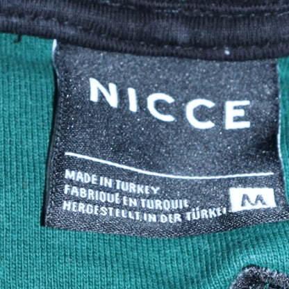 Additional view of NICCE Men's Green Pullover Hoodie Medium Embroidered Graphic Logo