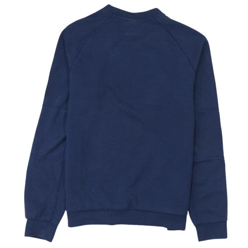 Nike Boys Blue XL Crew Neck Pullover Sweatshirt with Logo Print