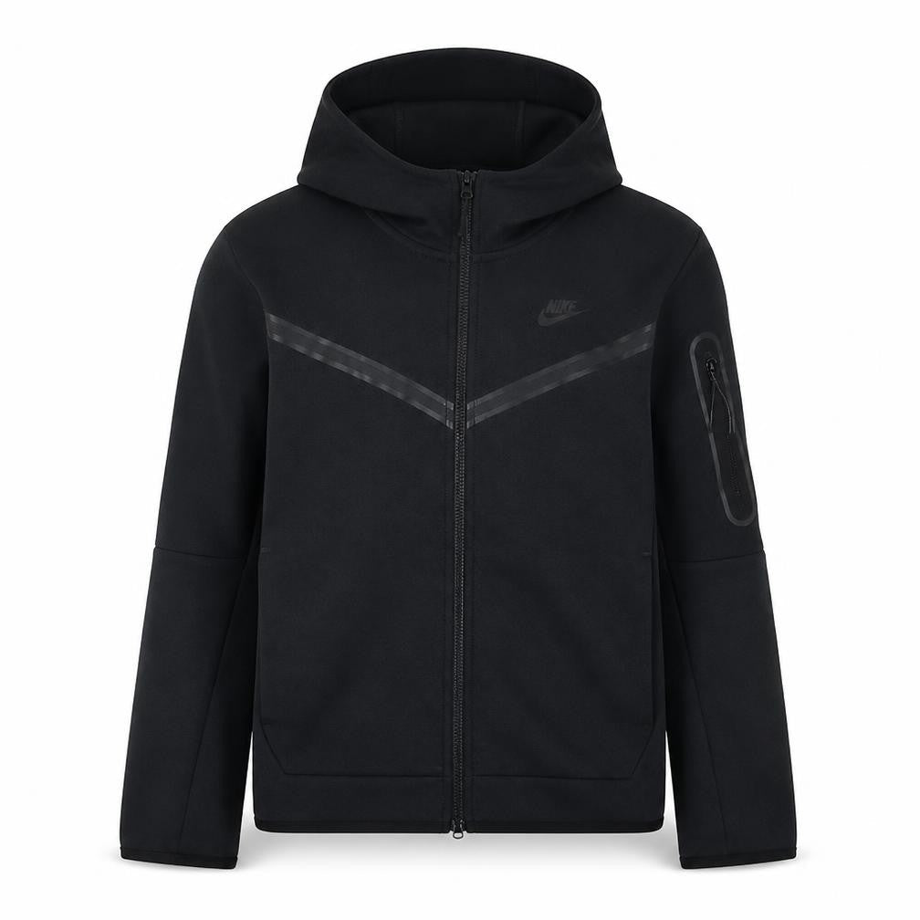 Nike Men's Black Small Full Zip Hooded Sweatshirt