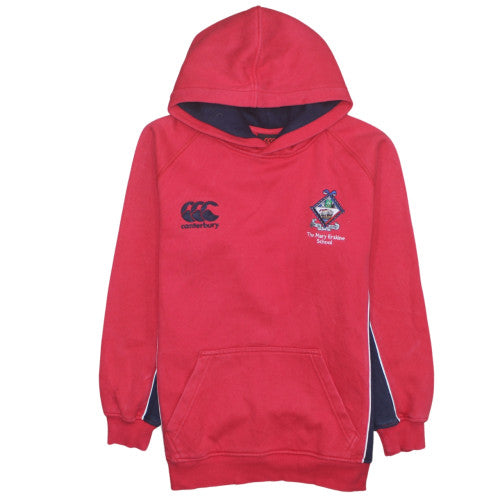 Canterbury Boys Red Pullover Hoodie 14 Years Rugby School Fleece