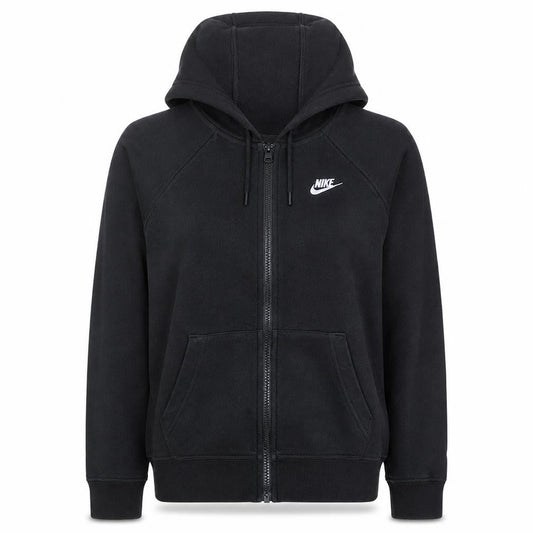 Nike Women's Black Full Zip Hoodie Small Hooded Sweatshirt