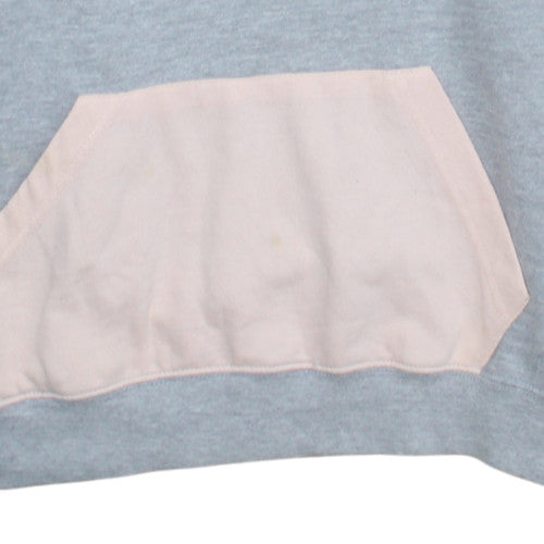 Lee Cooper Womens Grey & Pink Pullover Hoodie Size 16 Cotton Blend