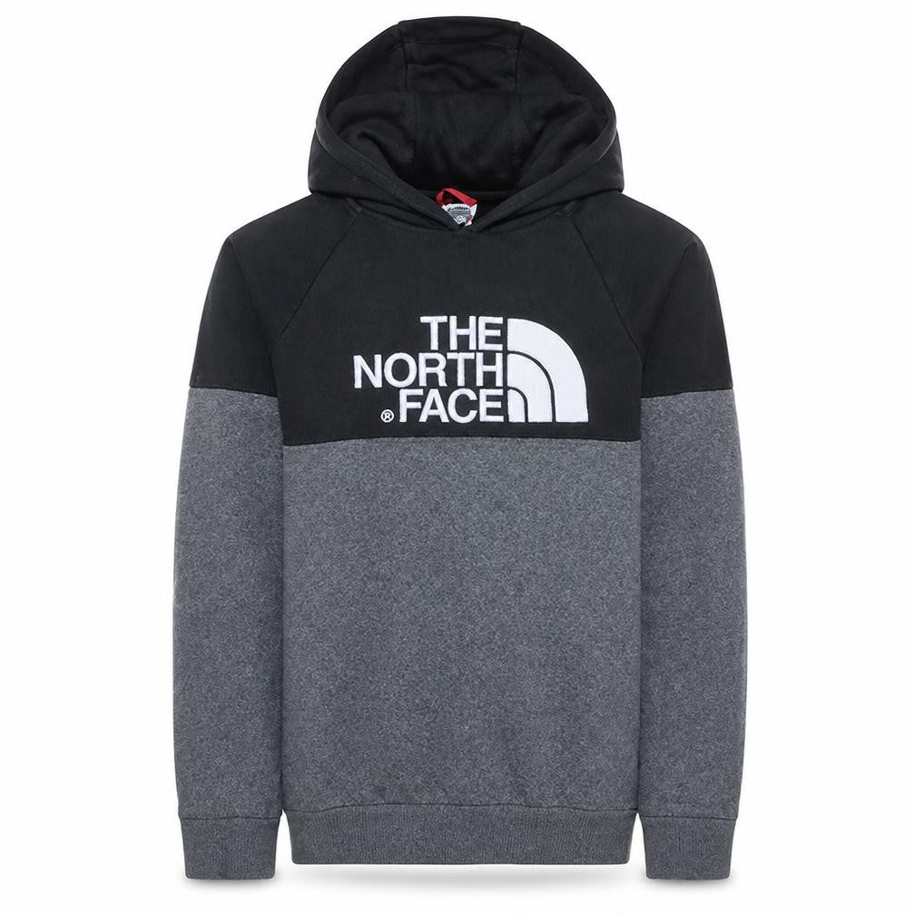 The North Face Boys Grey XL Pullover Hoodie Fleece Sweatshirt
