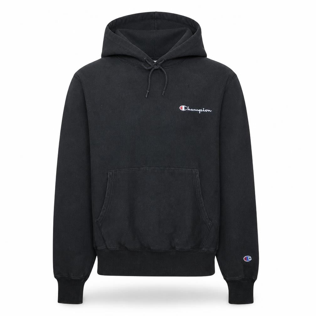 Champion Men’s Black Small Pullover Hoodie Reverse Weave